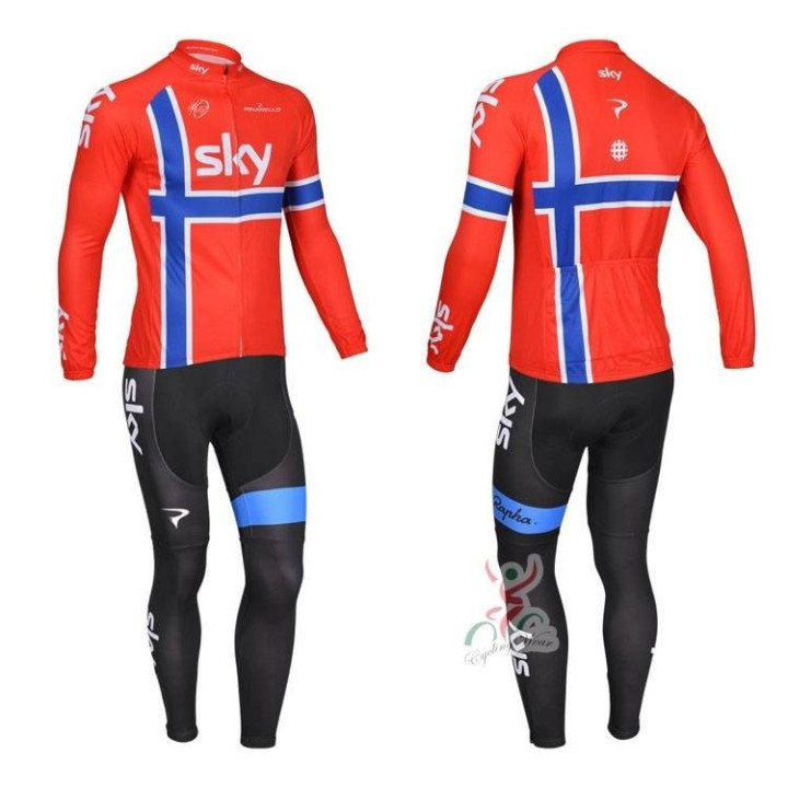Ropa de Ciclismo de Invierno con Tirantes SKY: Comodidad y Estilo para tus Rutas