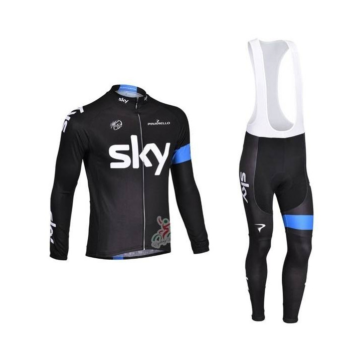 Ropa de ciclismo de invierno con tirantes SKY para estar cómodo y fresco en tus rutas