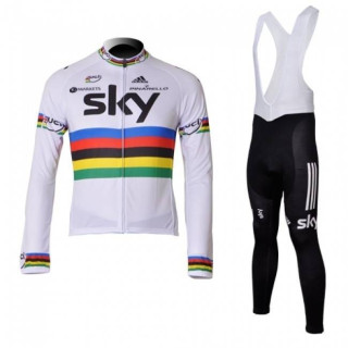 Ropa de ciclismo de invierno con tirantes SKY para sentirte cómodo y seco en tus entrenos