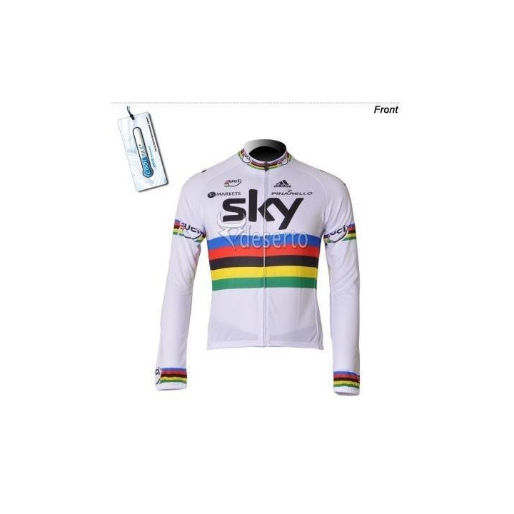 Ropa de ciclismo de invierno con tirantes SKY para sentirte cómodo y seco en tus entrenos