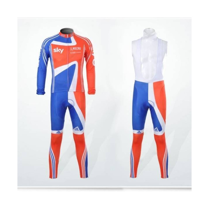 Ropa de Ciclismo de Invierno Con Tirantes SKY para que pedalees cómodo y fresco