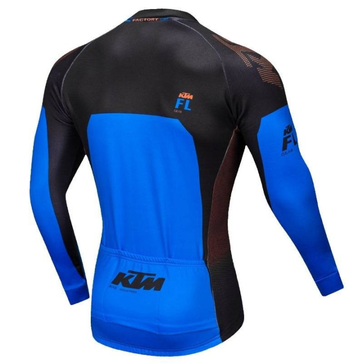 Maillot largo térmico KTM: comodidad y tecnología para ciclistas