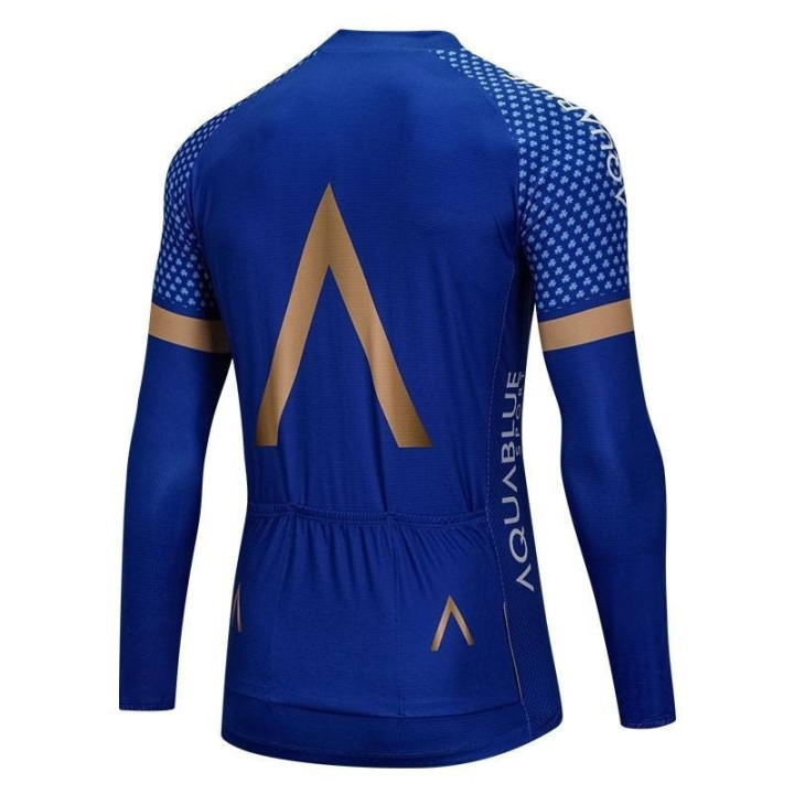 Maillot Largo Térmico AQUABLUE: Comodidad y Estilo para Ciclismo