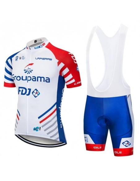 Conjunto de ciclismo corto FDJ: comodidad y estilo para tus paseos en verano