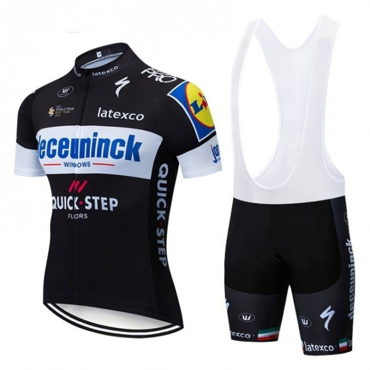 Conjunto corto de ciclismo DECEUNINCK QUICK STEP para sentirte cómodo y fresco en cada ruta