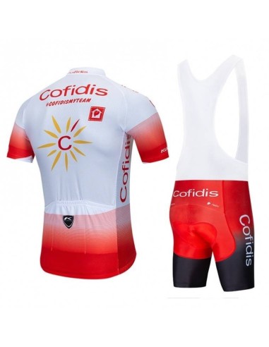 Conjunto de ciclismo corto Cofidis: comodidad y frescura para tus rutas