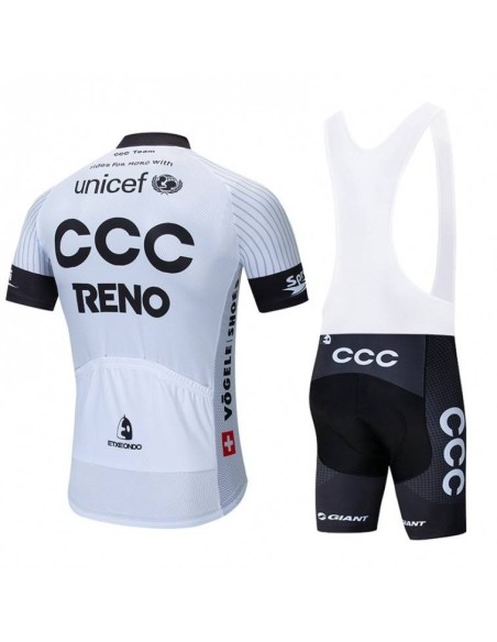 Conjunto corto de ciclismo CCC: comodidad y frescura para tus rutas