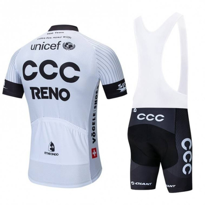 Conjunto corto de ciclismo CCC: comodidad y frescura para tus rutas
