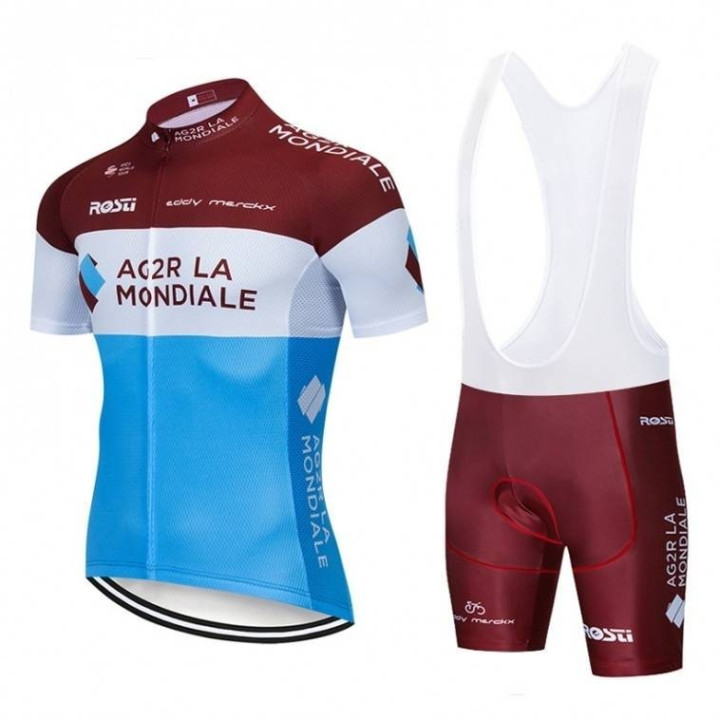 Conjunto de ciclismo AG2R La Mondiale: comodidad y estilo para tus paseos de verano