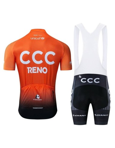 Conjunto de ciclismo CCC: comodidad y frescura para tus paseos de verano
