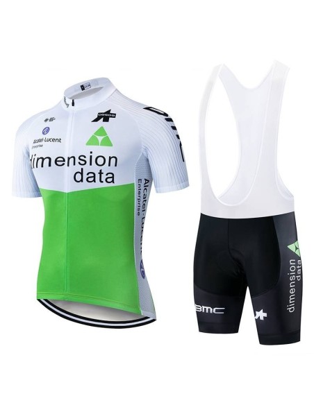 Conjunto corto de ciclismo Dimension Data para un verano fresco y cómodo