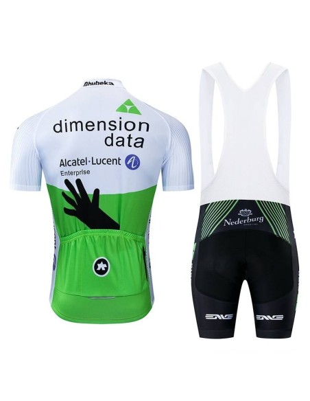 Conjunto corto de ciclismo Dimension Data para un verano fresco y cómodo