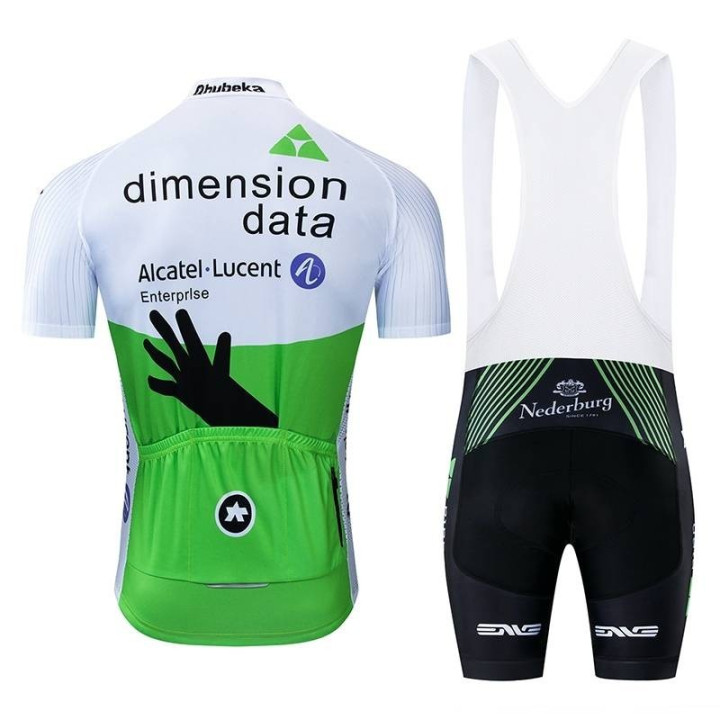 Conjunto corto de ciclismo Dimension Data para un verano fresco y cómodo