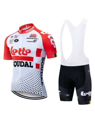 Conjunto corto de ciclismo LOTTO SOUDAL para sentirte cómodo en cada pedaleo