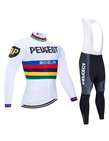 Ropa térmica de ciclismo Peugeot para entrenar con comodidad y estilo
