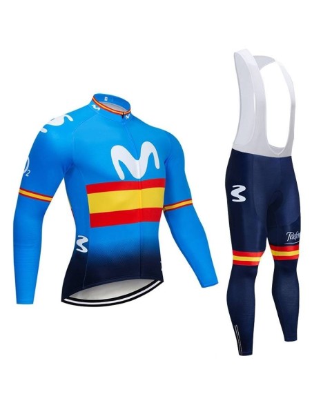 Ropa Térmica de Ciclismo Movistar para Estar Cómodo en Cada Pedalada