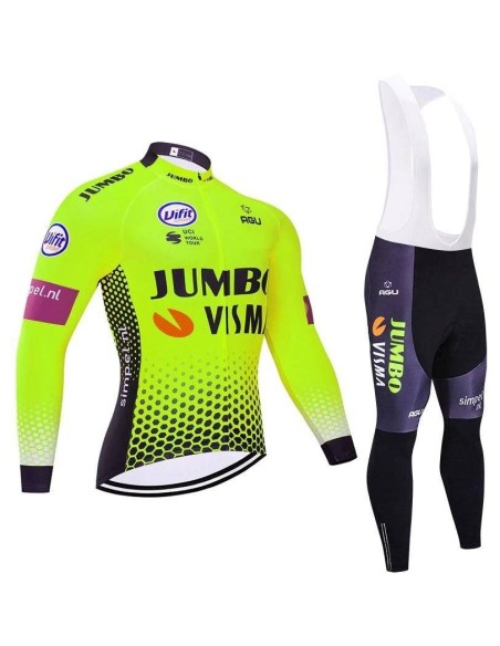 Ropa Térmica de Ciclismo Jumbo Visma para Mantenerte Cómodo y Fresco