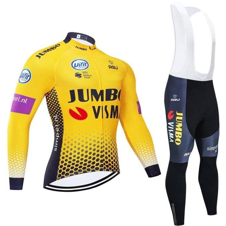 Ropa Térmica de Ciclismo Jumbo Visma para Mantenerte Cómodo y Fresco