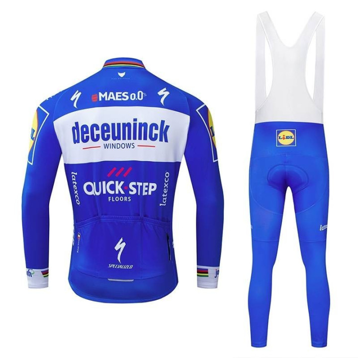 Ropa térmica de ciclismo Quick Step deceuninck para entrenar cómodo y fresco
