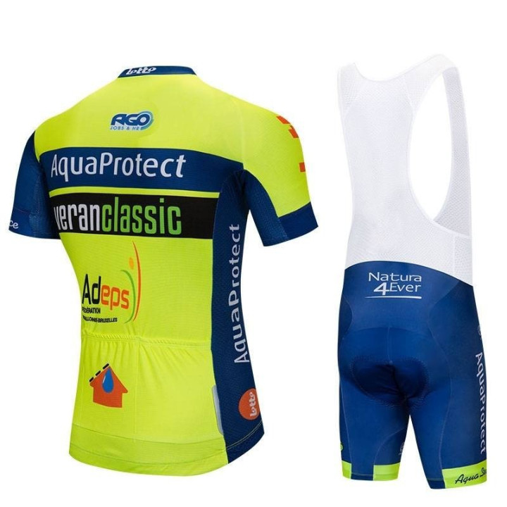 Conjunto corto de ciclismo AquaProtect perfecto para el verano