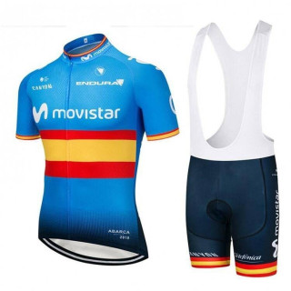 Conjunto corto de ciclismo Movistar: comodidad y frescura para tus paseos