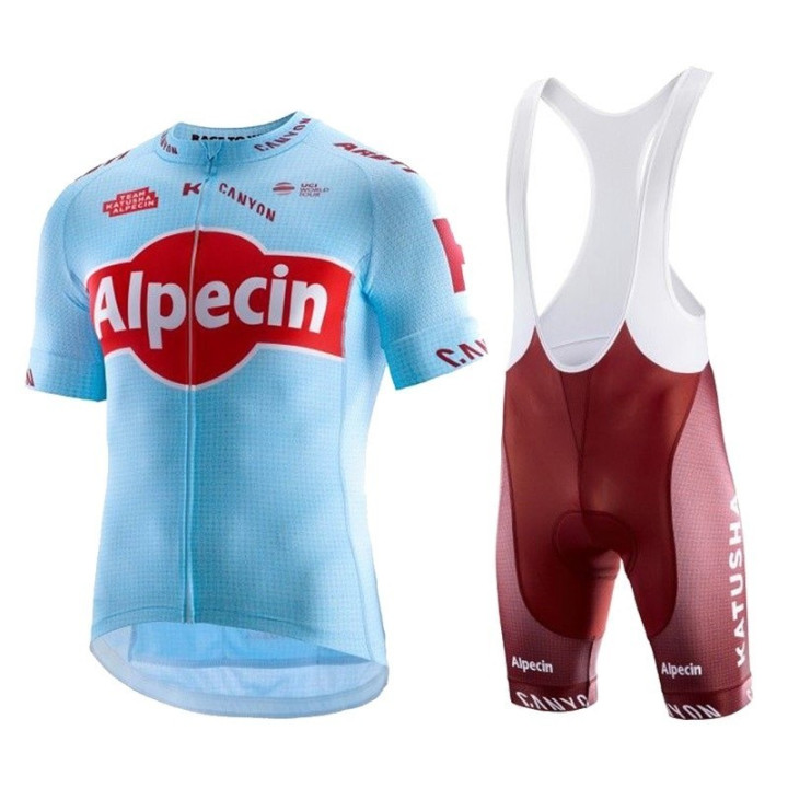 Conjunto de ciclismo Alpecin: comodidad y estilo para tus rutas en verano