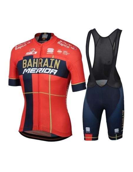 Conjunto corto de ciclismo Merida Bahrain: comodidad y estilo para tus paseos