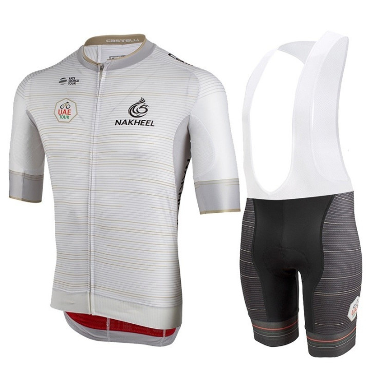 Conjunto corto de ciclismo Castelli UAE TOUR: comodidad y estilo para tus rutas