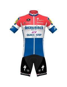 Conjunto de Ciclismo DECEUNINCK QUICK-STEP: Comodidad y Estilo para tus Rutas de Verano