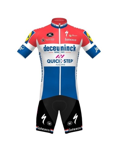 Conjunto de Ciclismo DECEUNINCK QUICK-STEP: Comodidad y Estilo para tus Rutas de Verano