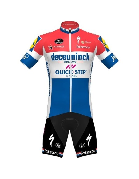 Conjunto de Ciclismo DECEUNINCK QUICK-STEP: Comodidad y Estilo para tus Rutas de Verano