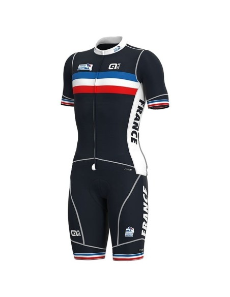 Conjunto de Ciclismo RANZÖSISCHE NATIONAL- MANNSCHAFT para un Verano Cómodo y Fresco