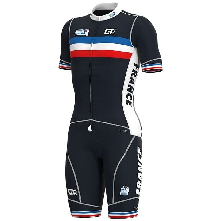 Conjunto de Ciclismo RANZÖSISCHE NATIONAL- MANNSCHAFT para un Verano Cómodo y Fresco