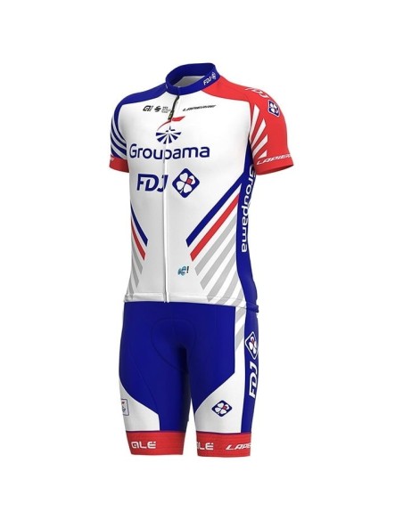 Conjunto corto de ciclismo GROUPAMA-FDJ: comodidad y estilo para tus rutas