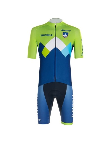 Conjunto de Ciclismo Corto del Equipo Nacional Esloveno: Comodidad y Estilo para este Verano