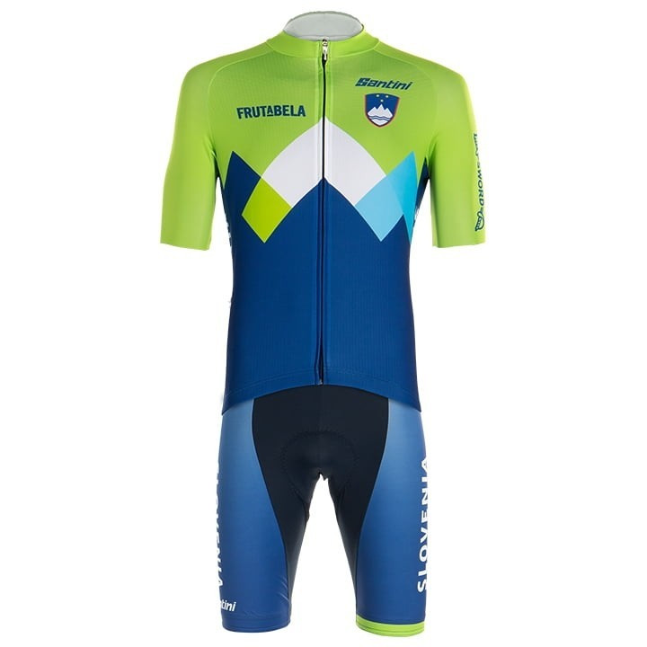 Conjunto de Ciclismo Corto del Equipo Nacional Esloveno: Comodidad y Estilo para este Verano