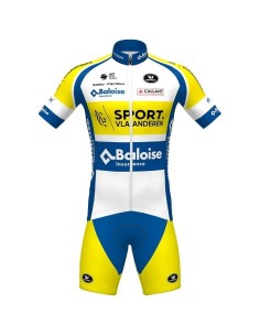 Conjunto Corto de Ciclismo SPORT VLAANDEREN-BALOISE: Comodidad y Estilo para tus Rutas