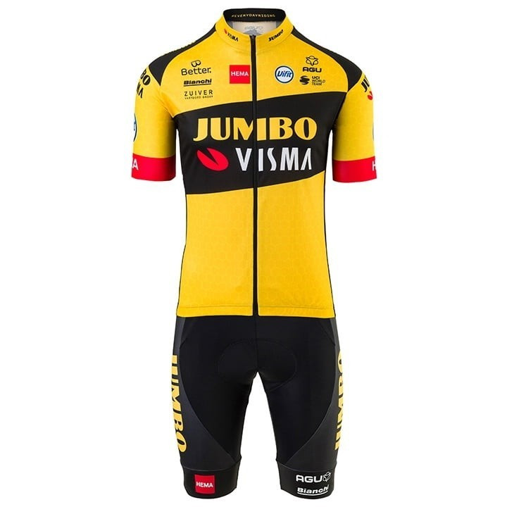 Conjunto Corto de Ciclismo JUMBO-VISMA: Comodidad y Estilo para el Verano