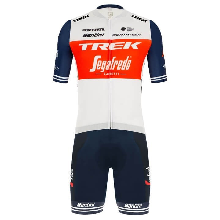 Conjunto Corto de Ciclismo TREK-SEGAFREDO para un Verano Cómodo y Fresco