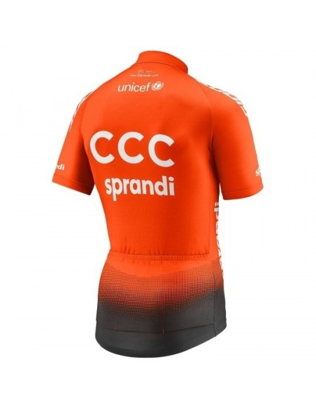 Conjunto de ciclismo corto CCC: comodidad y frescura para tus rutas