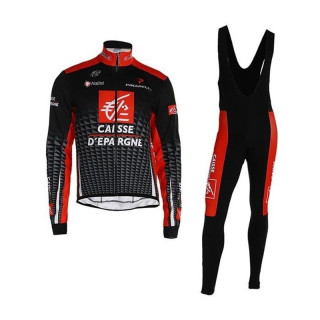 Ropa Térmica de Ciclismo CAISSE D'EPARGNE para Entrenamientos Cómodos y Frescos