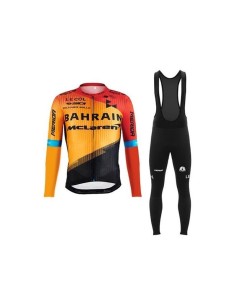 Ropa de ciclismo térmica BAHRAIN MCLAREN: comodidad y estilo para tus rutas en invierno