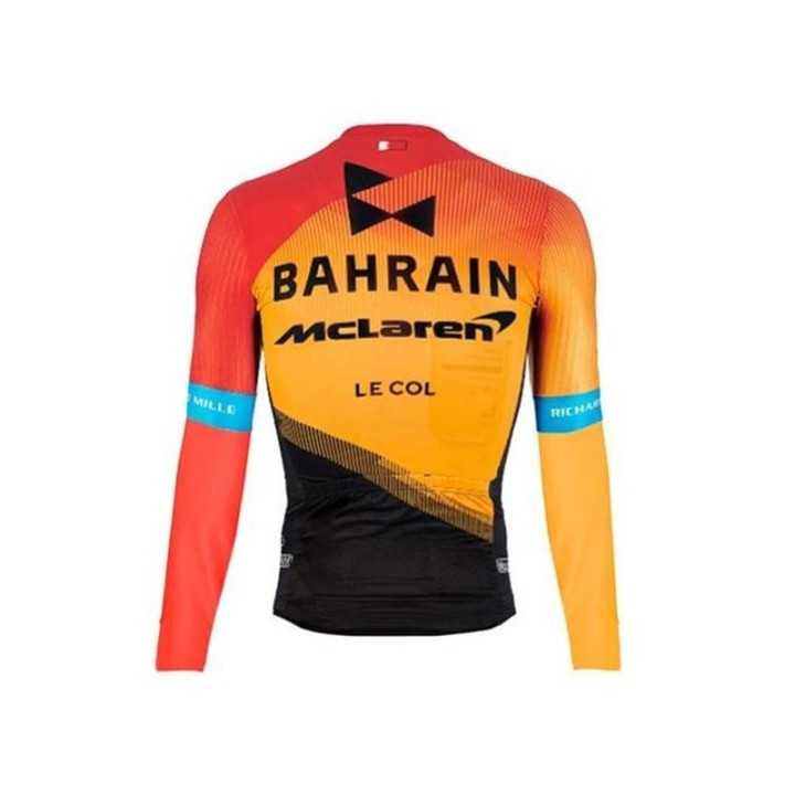Ropa de ciclismo térmica BAHRAIN MCLAREN: comodidad y estilo para tus rutas en invierno