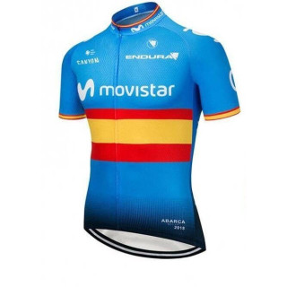 Maillot Corto Movistar: comodidad y frescura para tus rutas en bici