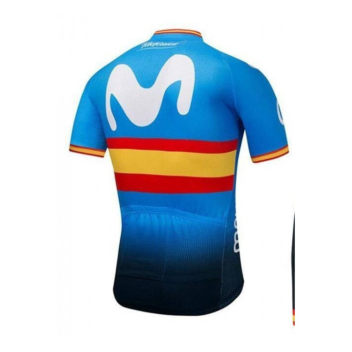 Maillot Corto Movistar: comodidad y frescura para tus rutas en bici