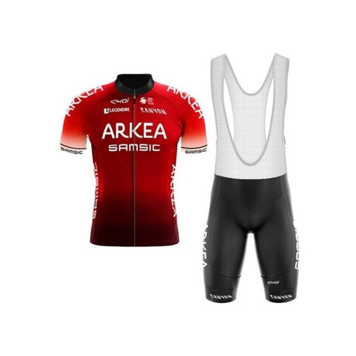 Ropa de ciclismo corta Arkea Samsic para el verano: comodidad y estilo en cada pedalada