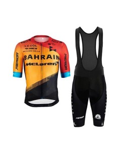 Conjunto corto de ciclismo Merida Bahrain McLaren para el verano
