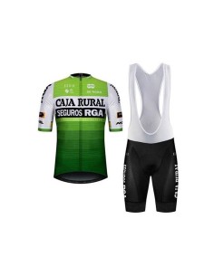 Conjunto de ciclismo corto de verano CAJA RURAL para disfrutar al máximo en tus paseos