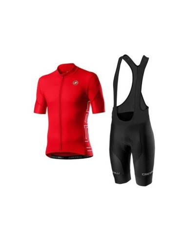 Conjunto de ciclismo corto Castelli para verano: comodidad y frescura en cada pedaleo
