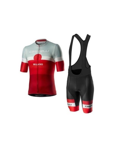 Conjunto de ciclismo corto Castelli para el verano: comodidad y frescura al pedalear